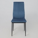 Стул OREO, синий велюр HLR-63/черный